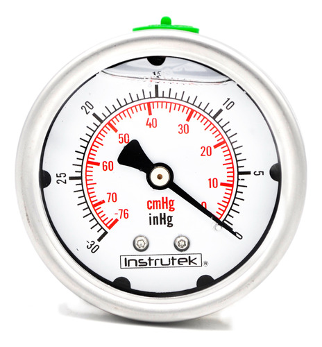 Manometro Vuoto 2'' Quadrante - Vacuometro 1/4 NPT Per Compressori